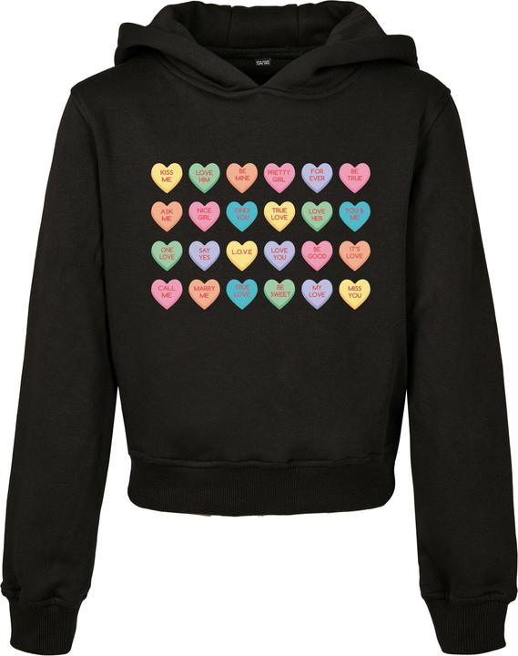 Urban Classics Kids Sweet Heart Candy Cropped Hoody (158, 164)