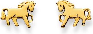 Image du produit Natsumi Schmuck Boucles d'oreilles cheval en or 18K/750 (750/18 K Or jaune)