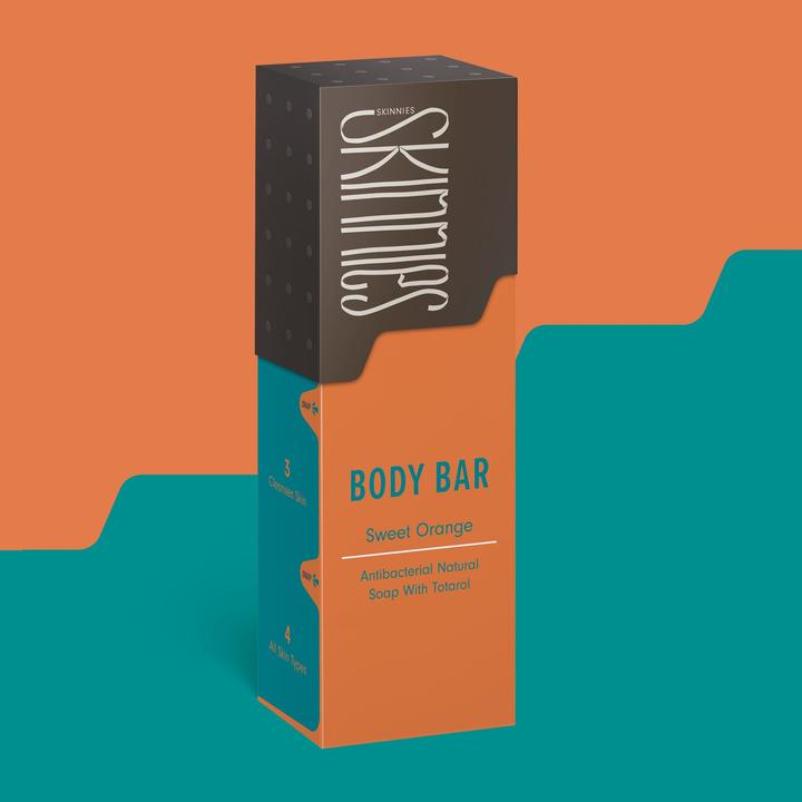 Produktbild Skinnies Body Bar Sweet Orange (Hartseife, 100 ml)
