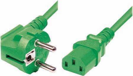 Actual product image Générique AC Power cord 2 P GND Green - 1.80 m (1.80 m)