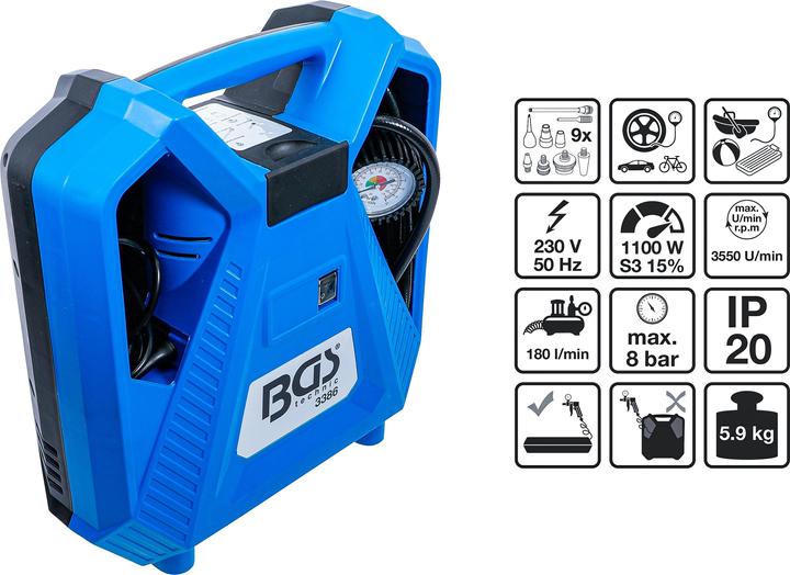 Immagine prodotto BGS Compressore (8 bar)