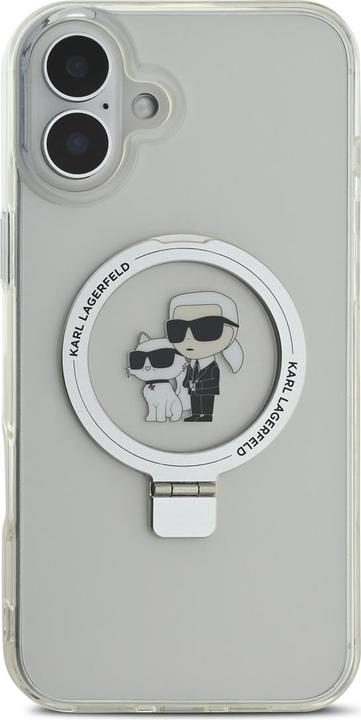 Immagine prodotto Karl Lagerfeld Custodia iPhone 16 Ringstand Karl e Choupette MagSafe (Apple iPhone 16)
