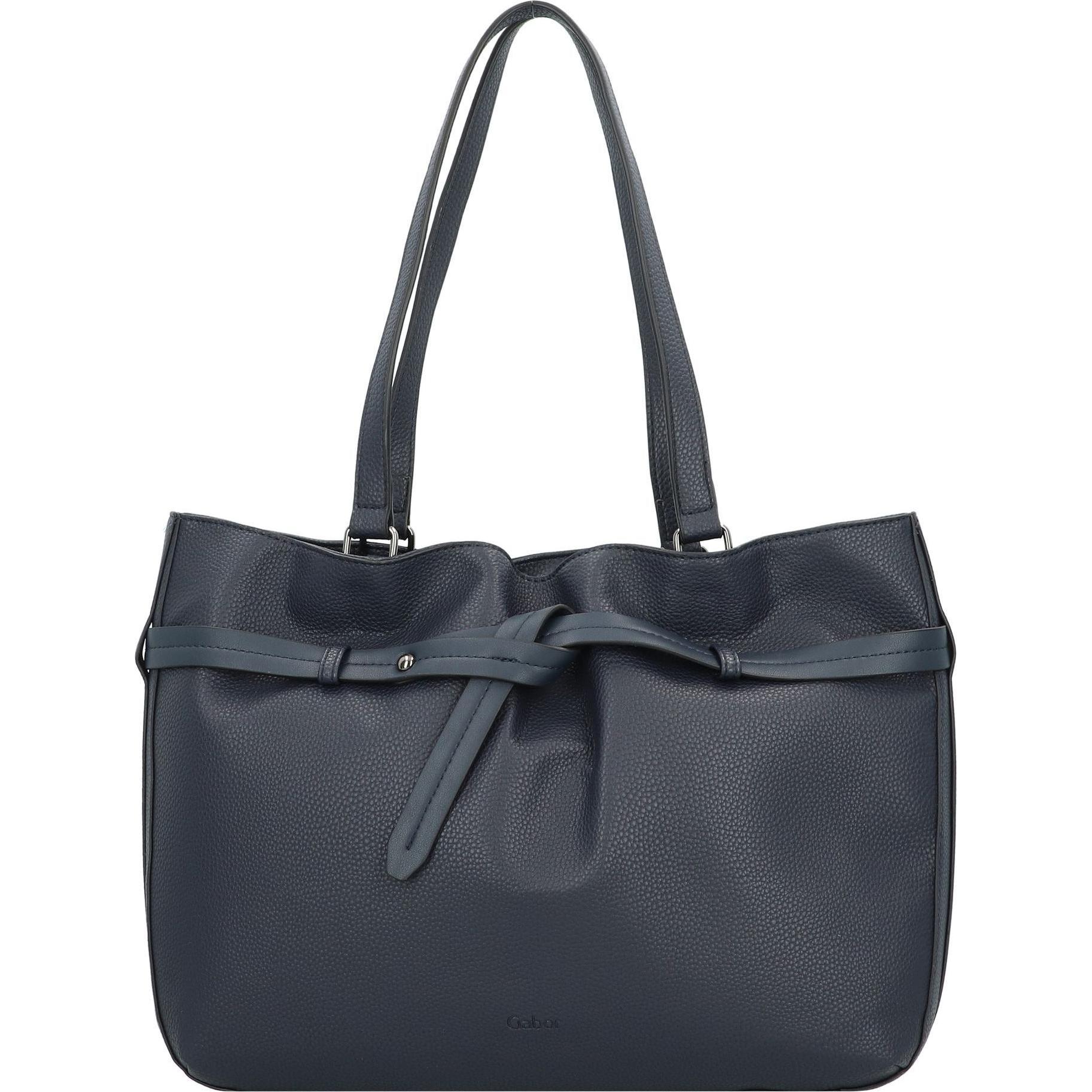 Gabor, Handtasche, Latissa Schultertasche M 41 cm, Blau