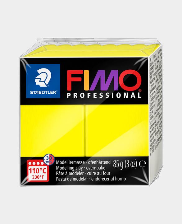 Actual product image Fimo Professional lemon yellow