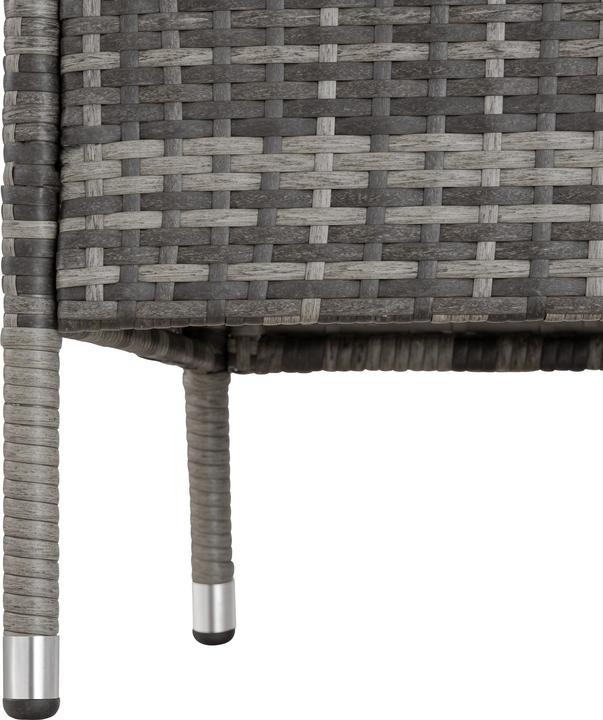 Produktbild tectake Rattan Gartensitzbank