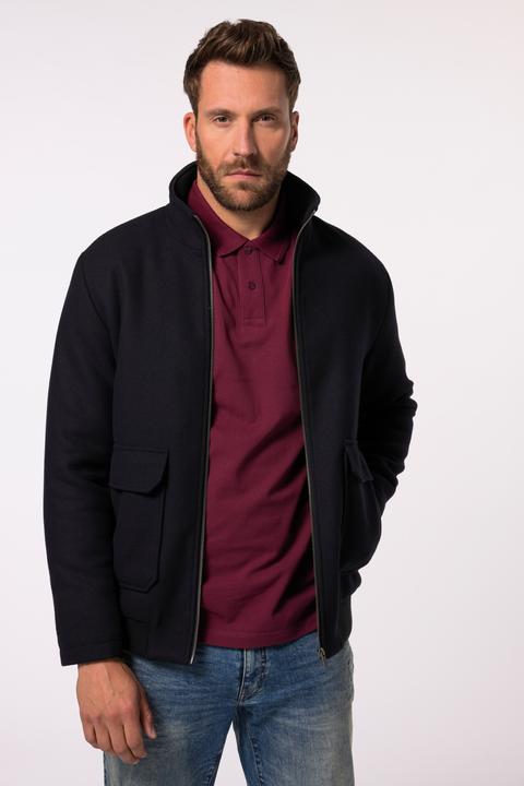 Actual product image JP1880 JP 1880 Bomberjacke, Wolle, Collegekragen, bis 7 XL (6XL)