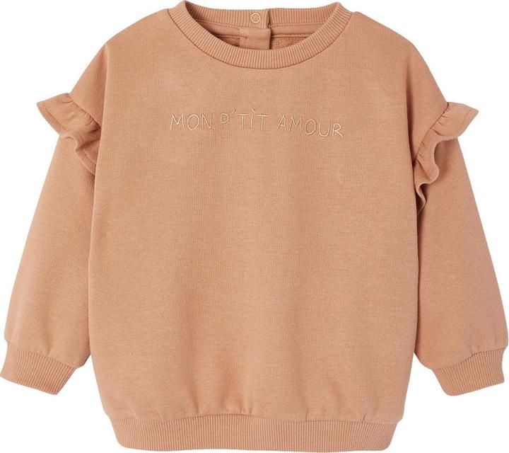 Produktbild Vertbaudet Baby Sweatshirt mit Rüschen, Recycling-Polyester (92, 98)
