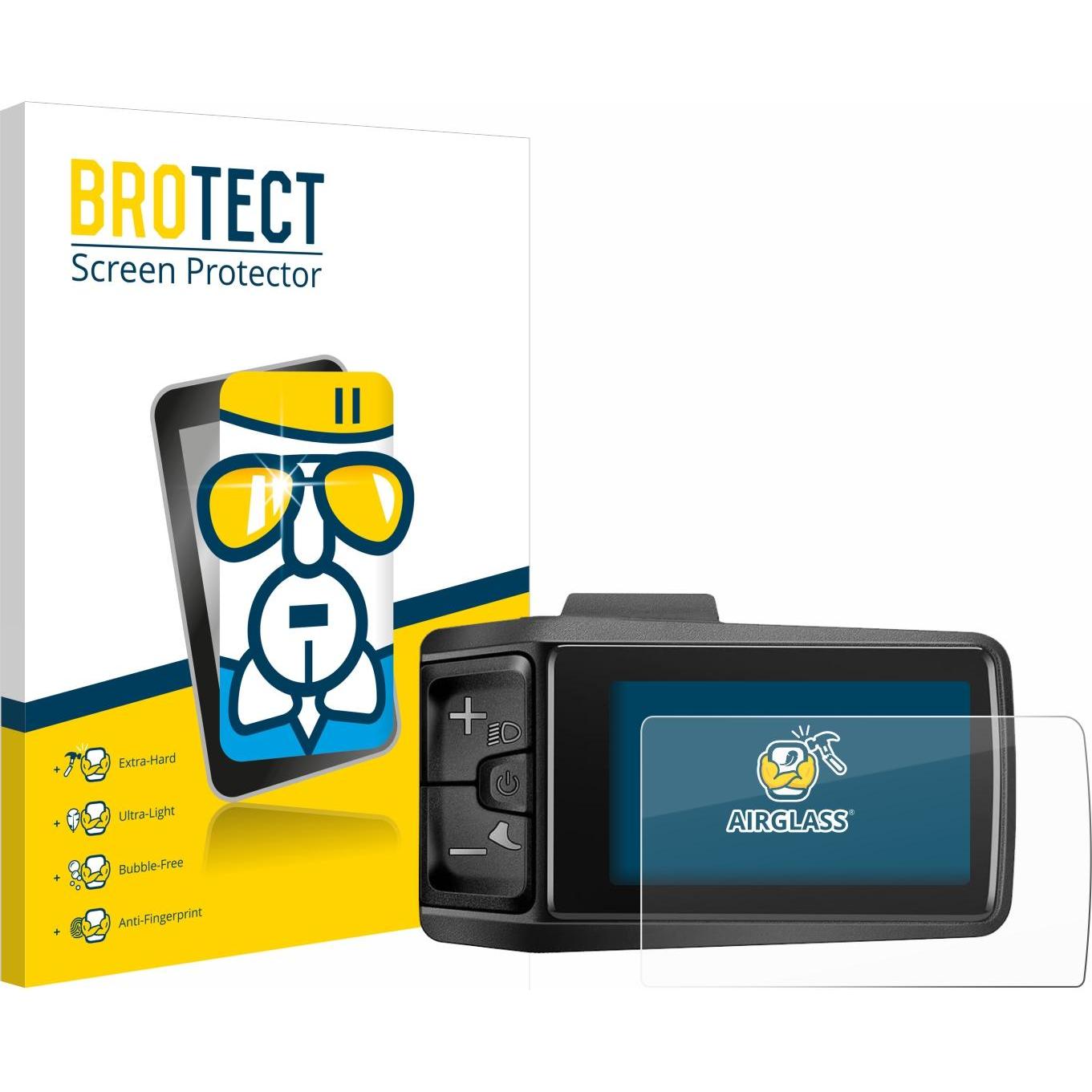 BROTECT, Fahrzeug Navigation Zubehör, Schutzglas Schutzfolie Displayschutz Display Schutz Glas Folie klar