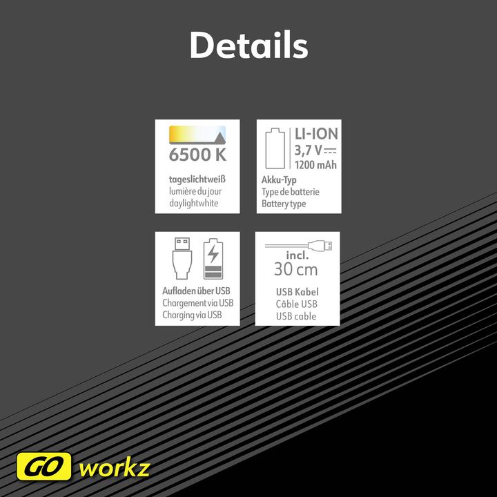 Produktbild Müller Licht Müller-Licht 27700068 WL3 LED Arbeitsleuchte akkubetrieben 8 W 350 lm Anzahl mi (350 lm)