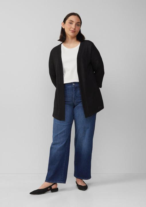 Immagine prodotto S.Oliver Indoor-Jacke Cardigan aus Bouclégarn mit 3/4-Ärmeln (44)