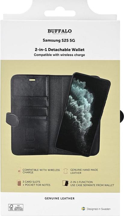 Produktbild Buffalo 2in1 Wallet Leather 3 card Samsung S25 5G (Samsung Galaxy A25 5G)