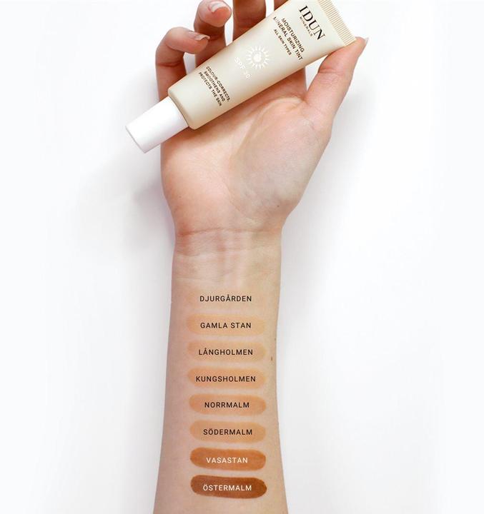 Image du produit IDUN Minerals Minerals Moisturizing Skin Tint SPF 30 Vasastan Tan/Deep crème (Crème solaire, SPF 30, 27 ml)