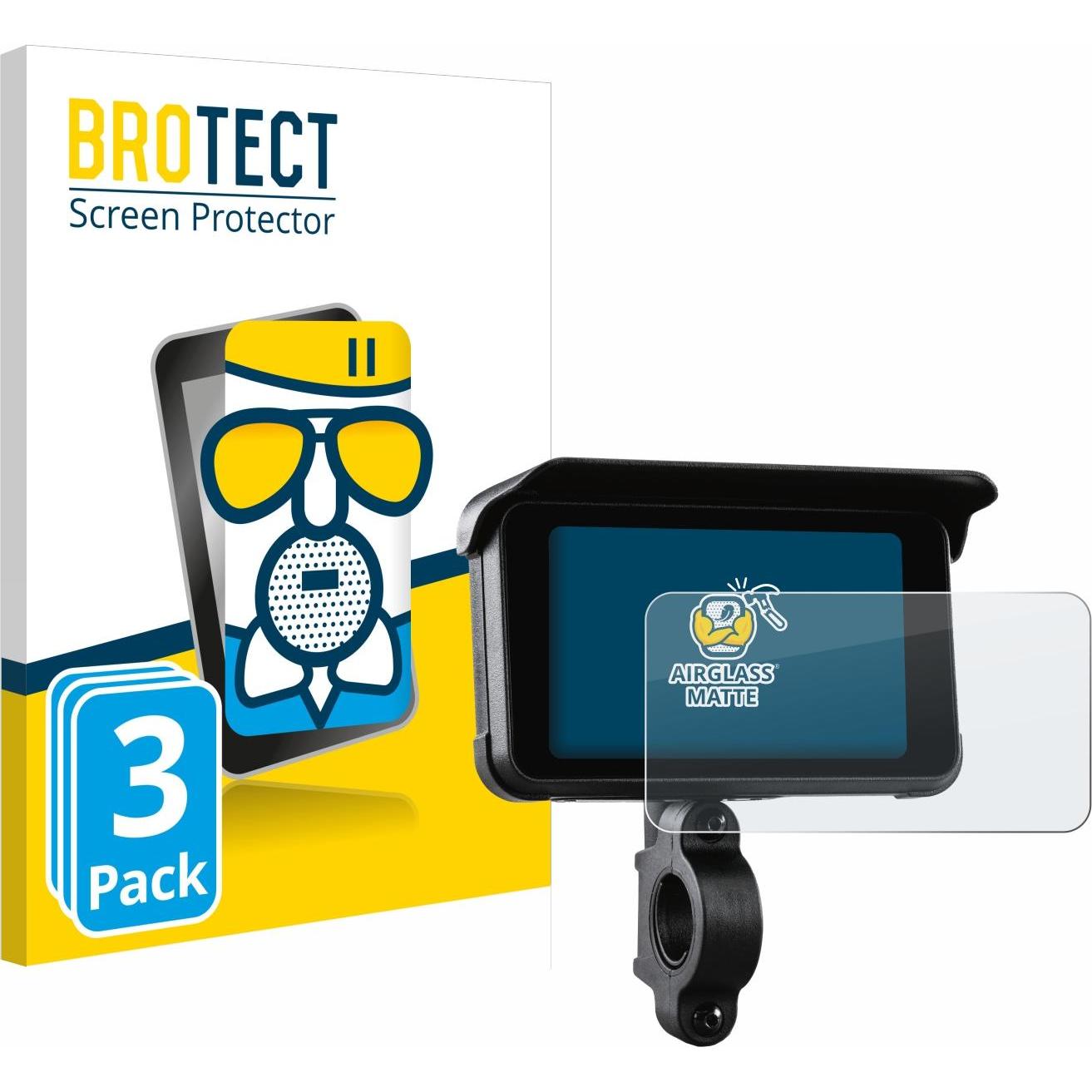 BROTECT, Fahrzeug Navigation Zubehör, Schutzglas Schutzfolie Displayschutz Display Schutz Glas Folie matt