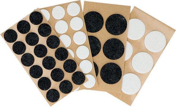 Productafbeelding OK-Line Viltglijders rond, zelfklevend (Vilten glijders, 2 Pcs.)