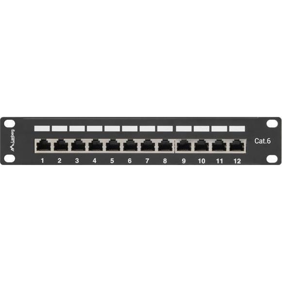 Thumbnail - Lanberg PPF6-9012-B Patch Panel, Server Zubehör, Schwarz