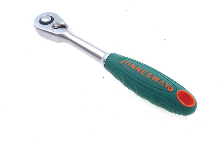 Jonnesway Ratchet 1/4 straight with knee lever 140 mm (1/4")