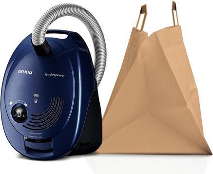 Actual product image Siemens Vacuum Cleaner with Bag Moonlight Blue no Parquet Duese