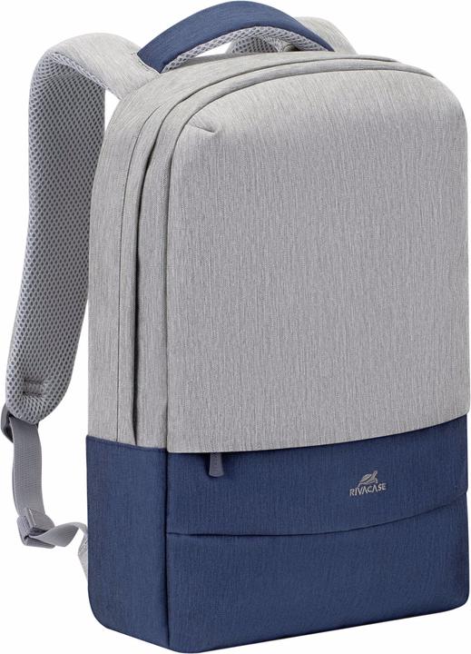 Produktbild Rivacase 7562 grey/dark blue anti-theft Laptop backpack 15.6 (15.60", Universal)