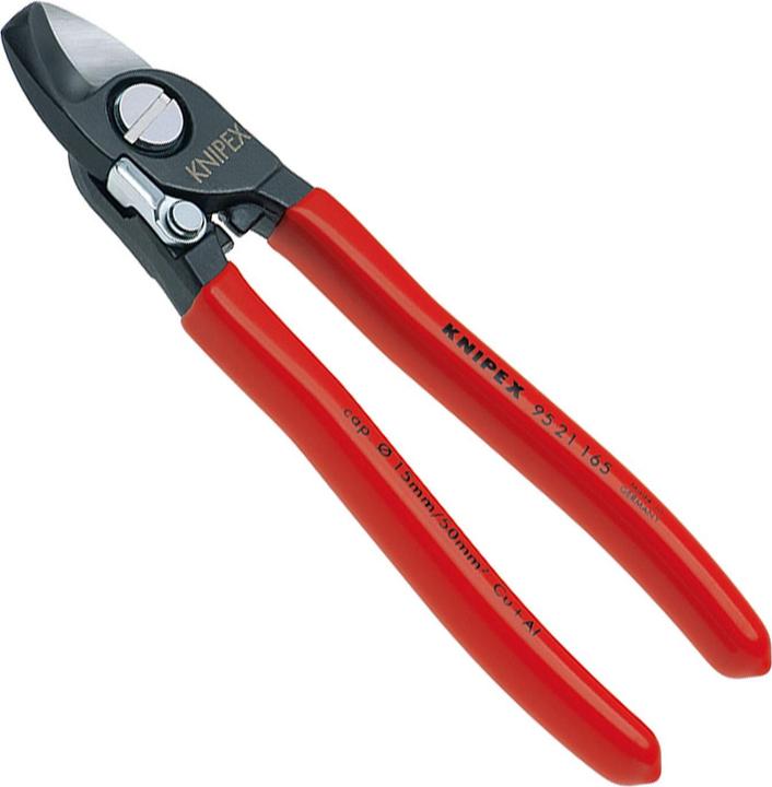 Produktbild Knipex Kabelscheremit Öffnungsfeder 95 21 165 (165 mm)