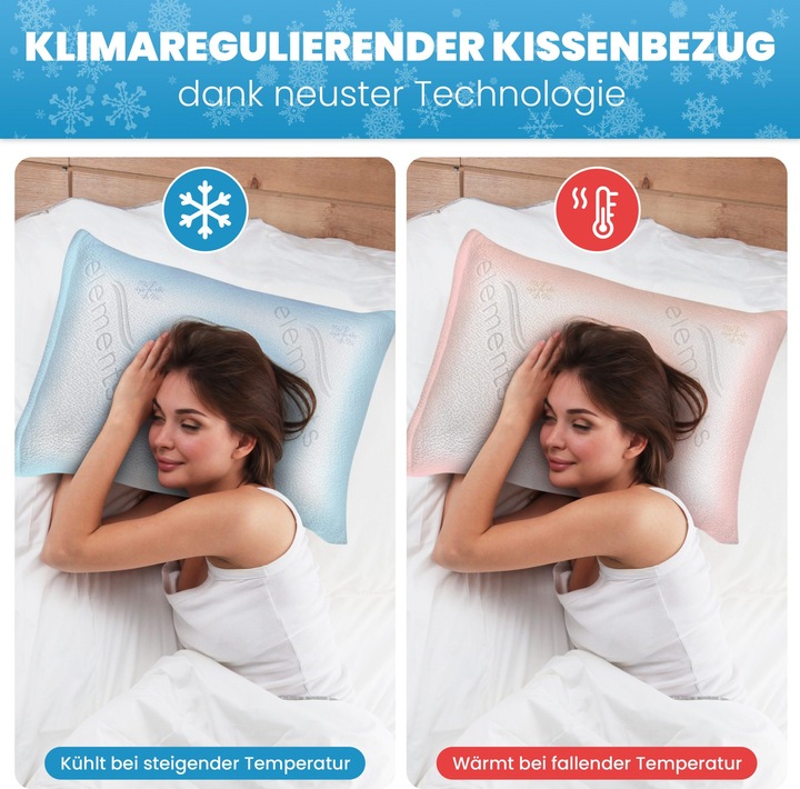 Produktbild Mara Vital Kühlender Kissenbezug 2er Set (Kopfkissenbezug, 40 x 80 cm)