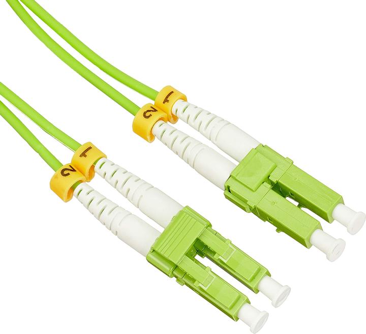 Produktbild Helos Patch-Kabel LC/UPC Multi-Modus (M) bis LC/UPC Multi-Modus (M) (0.50 m)
