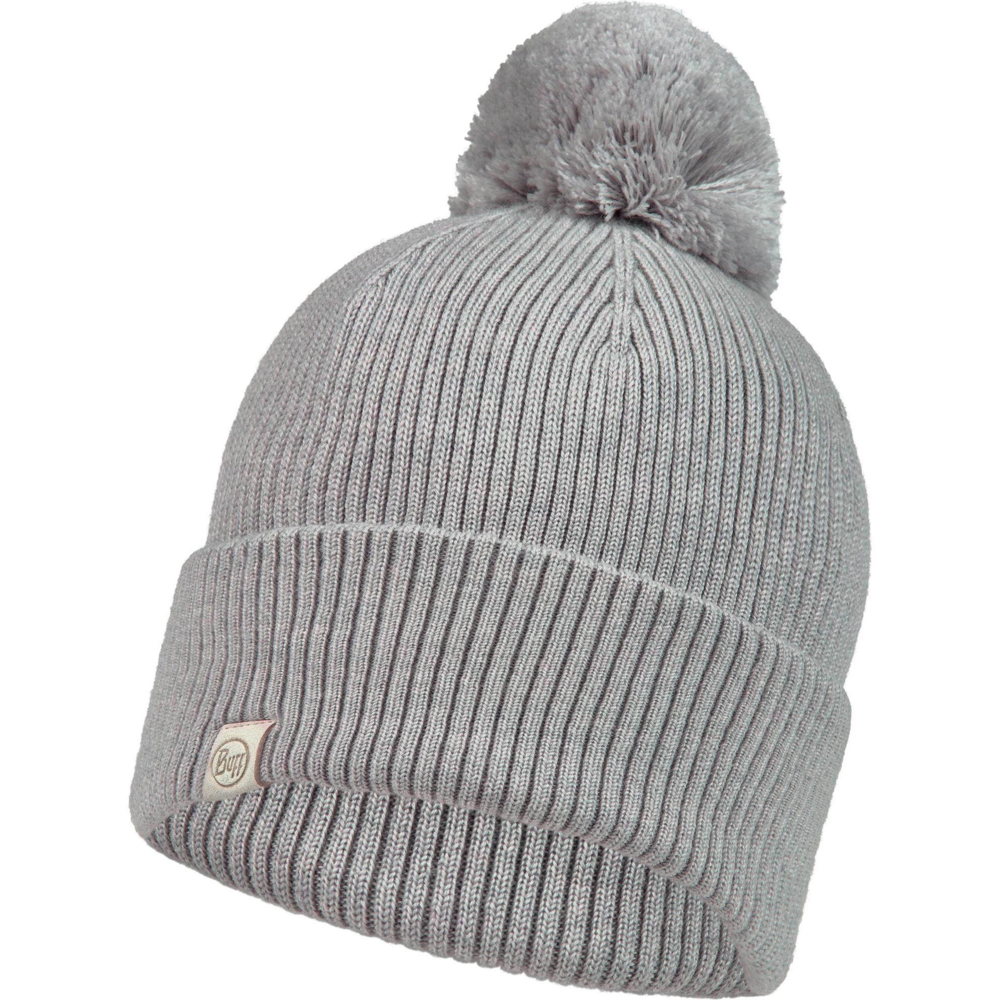 Buff, Unisex, Mütze, Knitted Hat Tim Light Grey, Grau