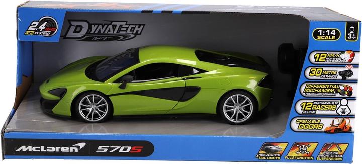 Image du produit Dynatech Voiture radiocommandée McLaren 1:14 2.4G 570S vert fluo
