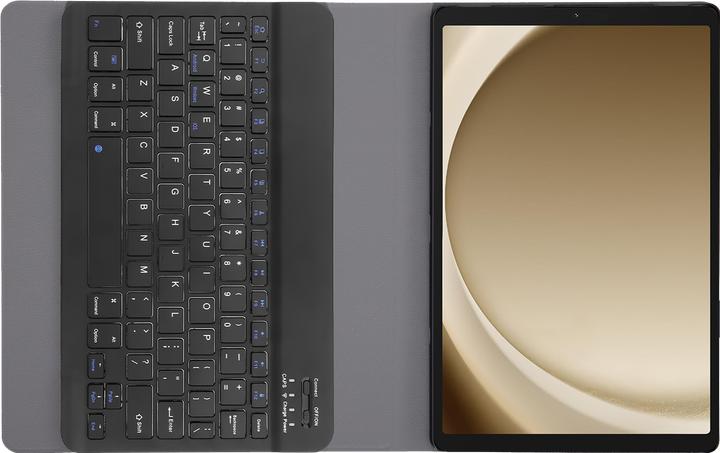 Produktbild Cazy Tastatur Hülle Kompatibel mit Samsung Galaxy Tab A9 - Schutz Etui mit magnetisch Abnehmbarer (US, Samsung Galaxy Tab A9)