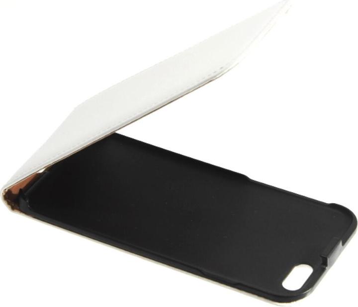 Produktbild OEM Slim leather Flip Case iPhone 6, 6s - White (Apple iPhone 6s, Apple iPhone 6)