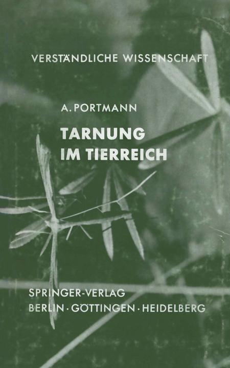 Produktbild Tarnung im Tierreich (Deutsch, Adolf Portmann, 2012)
