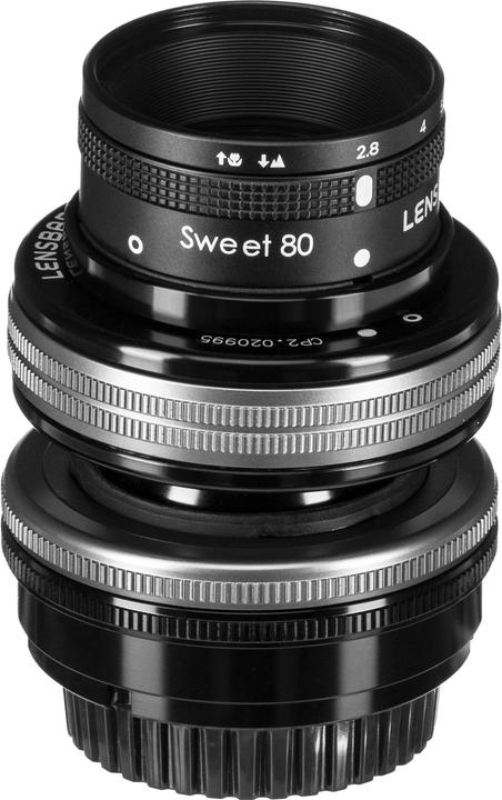 Produktbild Lensbaby Composer Pro II inkl. Sweet 80 Sony E-Mount (Sony E, APS-C / DX, Vollformat)
