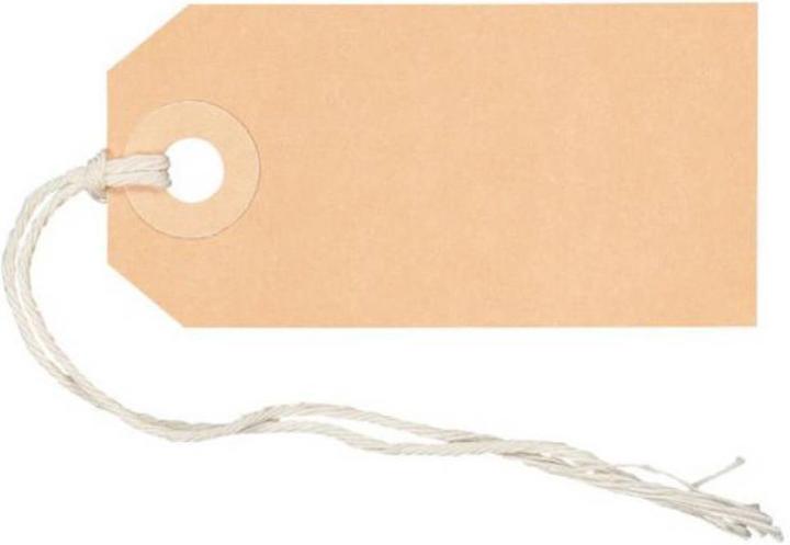Actual product image Biella Tags and labels