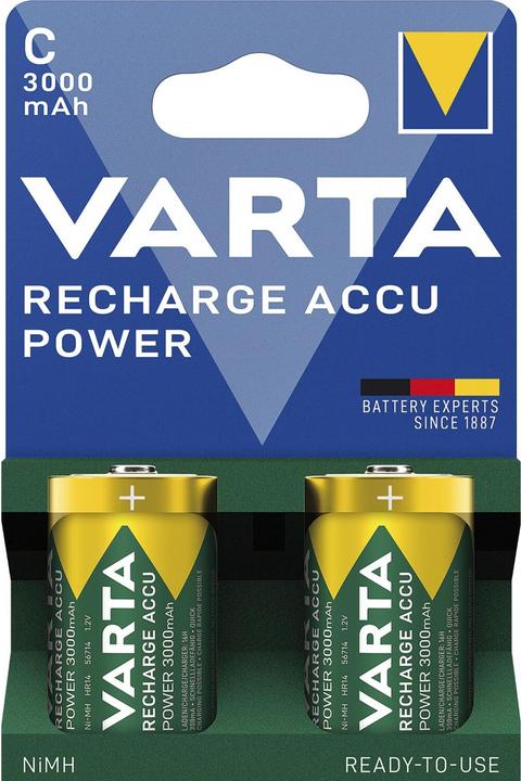 Varta Power (2 Stk., C, 3000 mAh)