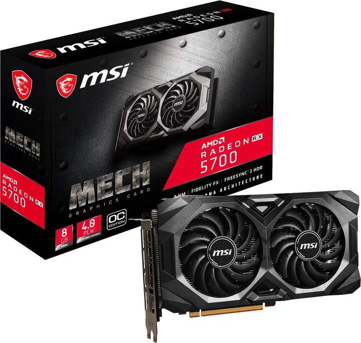 Image du produit MSI Radeon RX 5700 MECH OC (8 Go)