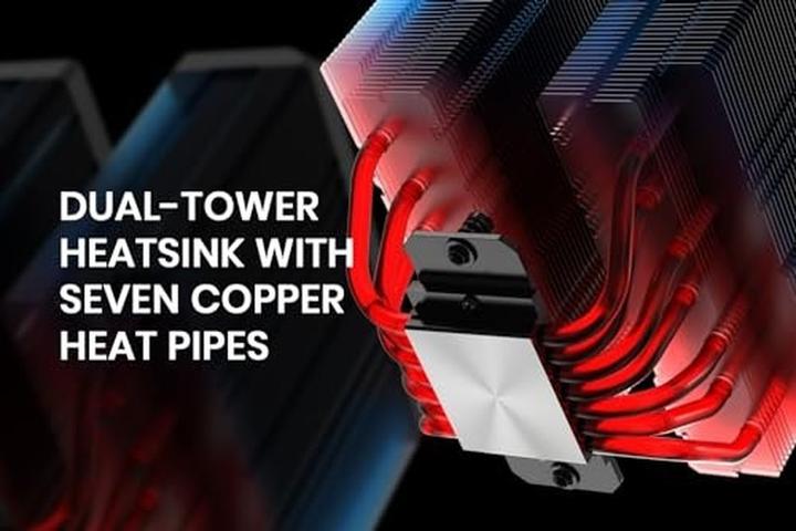 Produktbild ID-Cooling FROZN A720 BLACK - CPU Luftkler - Max 33 dBA (163 mm)