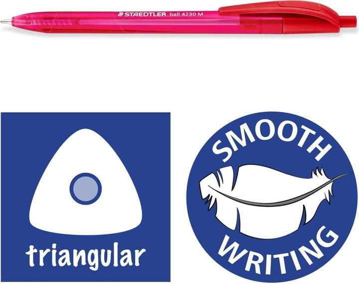 Actual product image Staedtler Biros ball 4230 M black (Black, 1x)