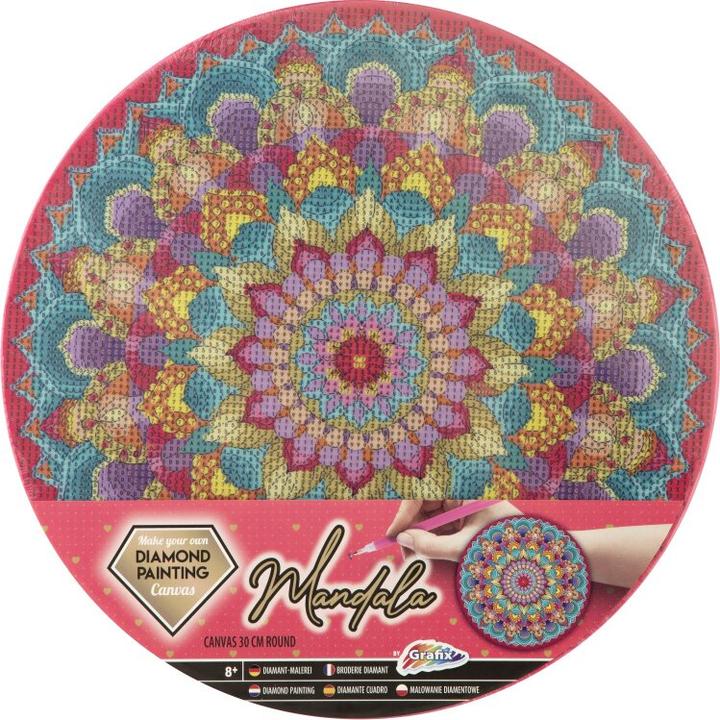 Actual product image Grafix Diamond painting mandala canvas, 30 cm