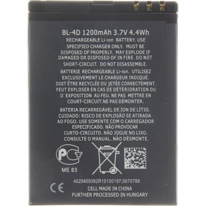 NoName Batteria Nokia BL-4D agli ioni di litio (OEM), Batteria smartphone