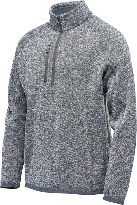 Actual product image Stormtech Mens Avalante Heather Quarter Zip Fleece Top (L)