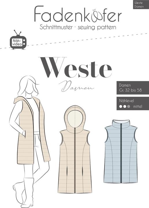 Fadenkäfer Schnittmuster Weste