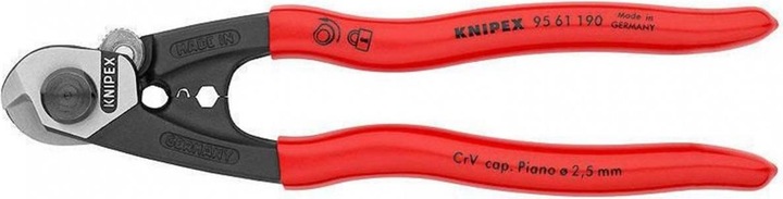 Productafbeelding Knipex Staalkabelschaar ook voor staaldraad met hoge sterkte 95 62 160 (160 mm)