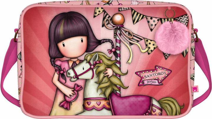 Image du produit Gorjuss Sac d'école Carousel couleur saumon (35 x 26.5 x 10.5 cm)