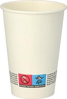 Immagine prodotto Starpak 100 bicchieri per distributori automatici, cartone "To Go" 0,18 l Ø 7 cm - 9,2 cm bianco (100 x)