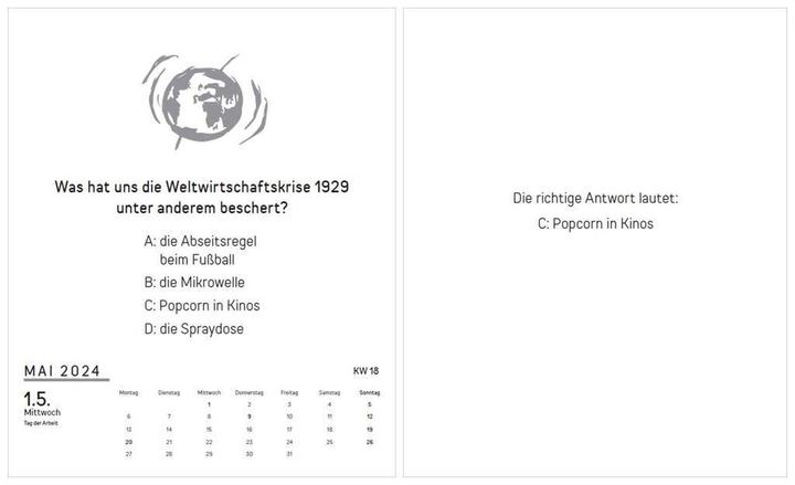 Produktbild Quizkalender 2025