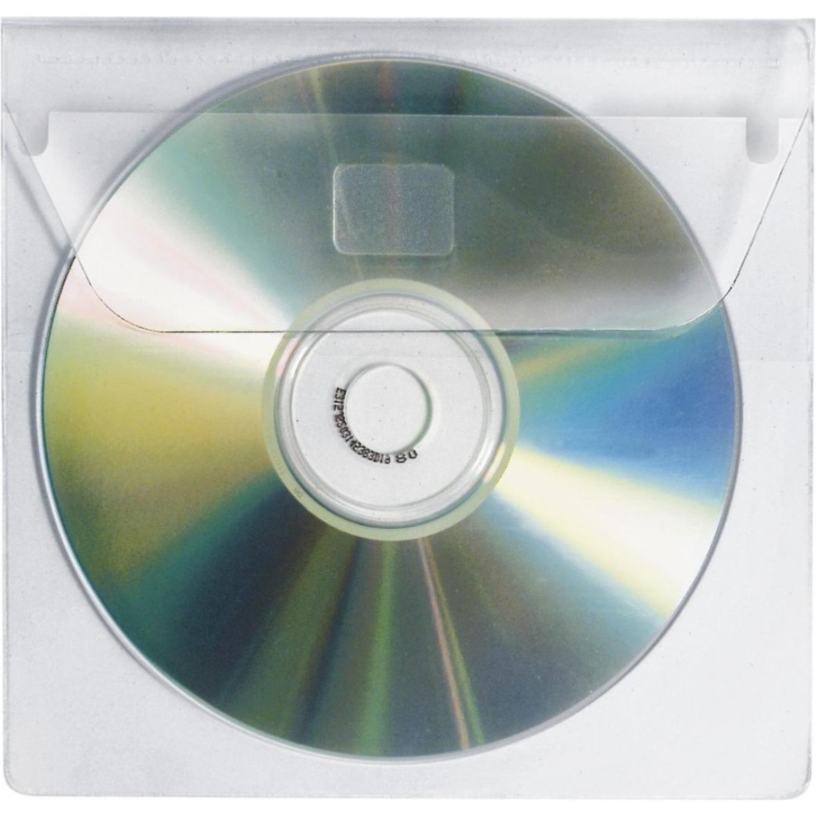 Veloflex CD/DVD Hülle Masse: 137 x 125 mm (B x H) Werkstoff: Polypropylen, Optische Medien Zubehör