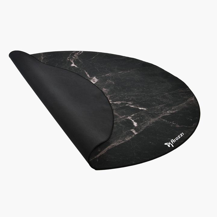 Actual product image Arozzi Computer chairs / desks ZONA Round Floor Pad - Black Marble (121 x 121 cm)