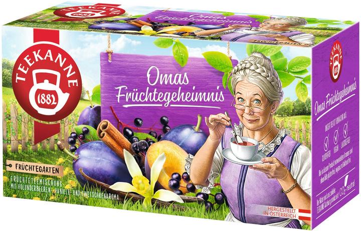 Teekanne Omas Früchtegeheimnis (60 g)