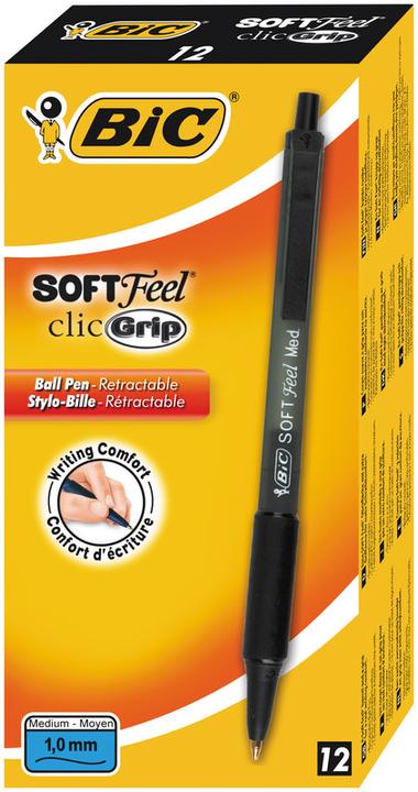 Image du produit Bic Doux au toucher (Noir, 12 x)