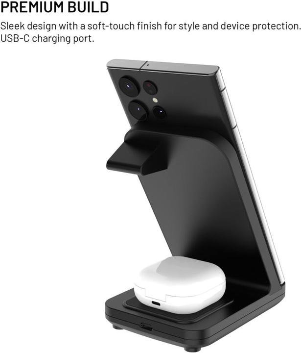 Actual product image Fixed - Powerstation Uni (FIXPOS-U-BK) - Universal, 3in1, 20W - Black (15 W)