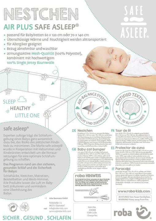 Actual product image Roba Air Plus safe asleep